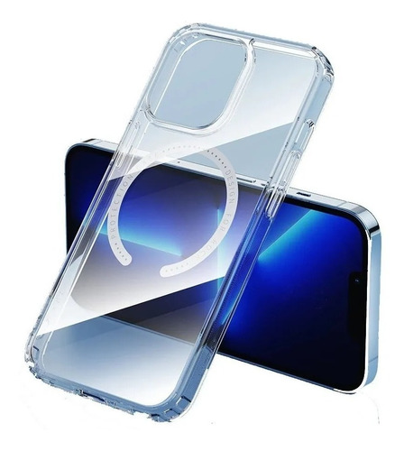 Capa Transparent Magsafe P/ iPhone 13 / 13 Pro / 13 Pro Max