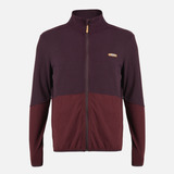 Poleron Hombre Lippi Stripes Nano-f Full Zip Vino