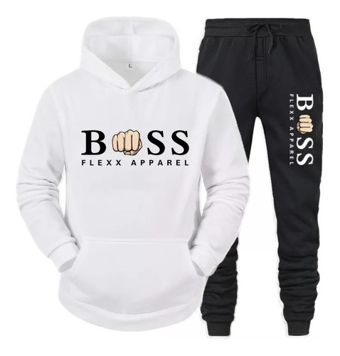 Conjunto Moletom Unissex Boss Lançamento 