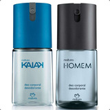 Kit Desodorante Corporal Kaiak + Natura Homem 100ml Cada