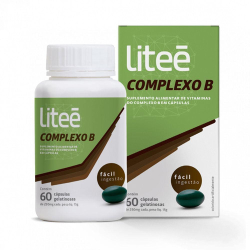 Complexo B Litee - Biotina E Ác Fólico - B1 B2 B3 B5 B6 B12