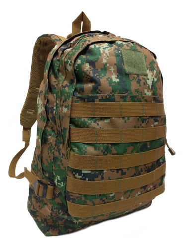Mochila Táctica Militar Backpack Campismo Camuflaje Color 2verde / Negro