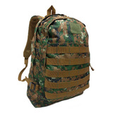 Mochila Táctica Militar Backpack Campismo Camuflaje Color 2verde / Negro