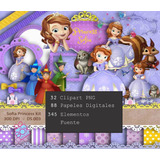 Kit Digital Princesa Sofia Clipart Png