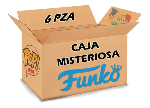 Funko Pop Caja Sorpresa Mystery Box Con 6 Piezas Al Azar Cf