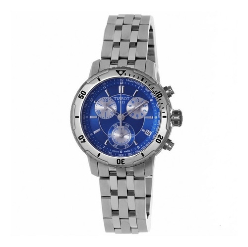Reloj Tissot Prs 200 Chrono Esfera Azul T0674171104100