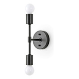 Brighttia Aplique De Pared De 2 Luces, Moderno Y Minimalista