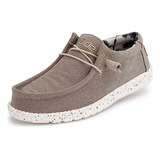 Mocasines Hey Dude Wally Stretch Beige Unisex 