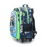 Mochila Escolar Carro 16 Chimola Bt35 Niños Color Unico