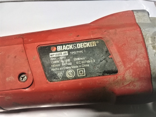 Pulidora Lustralijadora Black & Decker Wp 1500