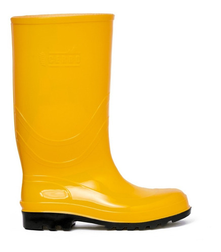 Botas De Caucho Industrial Color Amarillo Con Puntera Idecal