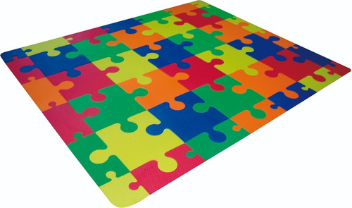 Piso Alfombra Infantil Goma Encastrable 110x130 Envio Gratis