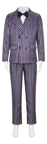 Familia De Pelucas Traje Addams Gomez Wednesday Para Hombre