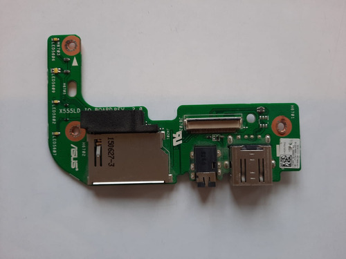 Placa Conector Usb Sd Audio Para Notebook Asus X555