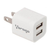 Cargador Vorago Au-106 Usb Doble Entrada 240 V Blanco /v /vc