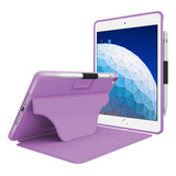 Funda Para iPad Air 3 10.5ø 3ª Gen Con Soporte Lápiz/violeta