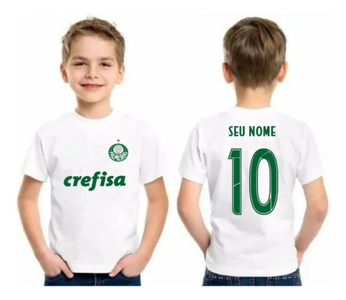 Camisa Camiseta Time Palmeiras Com Nome Nas Costas !!