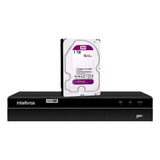 Dvr Intelbras 3016c 16 Canais Full Hd 1080p Hd 1 Tb Purple.