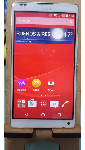 Sony Xperia Zl, Blanco, Para Compañía Personal