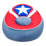 Sillón Infantil Niños Original Puff Marvel Capitán América