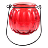 Soportes Colgantes De Cristal Rojo Vintage Con Forma De Cala