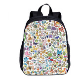 Dibujo De Mochilas Escolares Pokémon Para Niños, Impresión 3