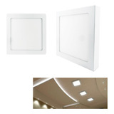 Panel Led 24w Cuadrado De Sobreponer 4000k Luz Neutra