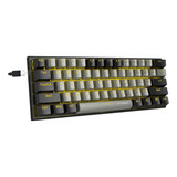 Teclado Para Juegos E-yooso, Interruptor Rojo/retroilumin...