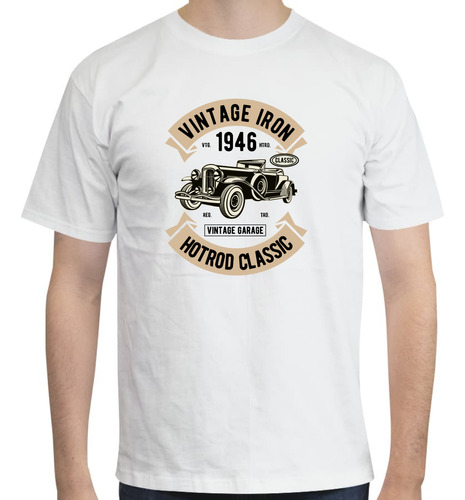 Playera De Auto Vintage Clásico - Moda Retro