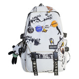 Mochila De Hip-hop Graffiti, Mochila De Viaje De Moda