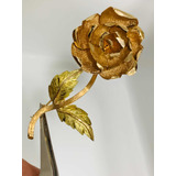 Broche Flor Ouro 18k750,- 19: Gramas, 74 X 34mm.excelente.