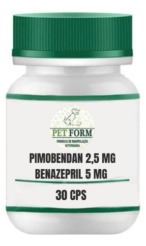 Pimobendan 2,5mg + Benazepril 5mg - 30 Mini Capsulas