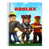 Caderno Roblox Universitário 1 Matéria 96 Folhas