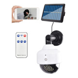 Lampara Solar Led Tipo Cámara Sensor Movimiento Control