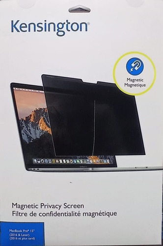 Kensington Magnetic Privacy Screen For Macbook Pro 15 