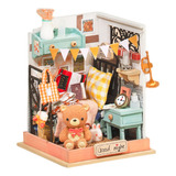 Booknook Diy Art Hut Muebles En Miniatura Regalo Navideño