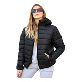 Campera  Inflable Mujer - Abrigada - Impermeable - C Capucha