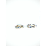 Argollita Plein Ciel. Blue Sapphire & Silver 925. (unidad)