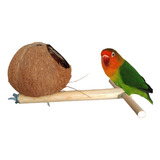 Percha De Madera Con Nido Para Aves Agaponi Australiano