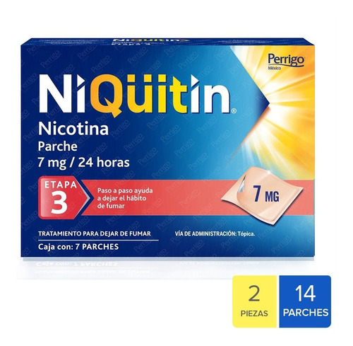 Niquitin Parches Nicotina Para Dejar De Fumar Etapa 3 - 2pk