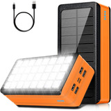 Cargador Solar Portatil De 60000 Mah - Camping, Aire Libre