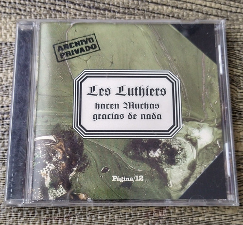 Cd Les Luthiers Hacen Muchas Gracias De Nada Página 12