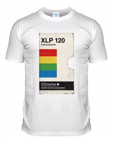 Envío Gratis Playera Cassete Bitcoin Vhs Nuevo Xlp 120 Unisx