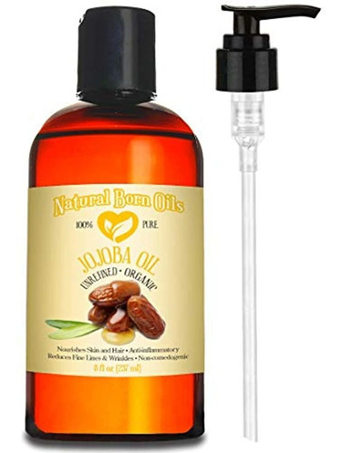 Aceite De Jojoba 100 % Puro Y Natural