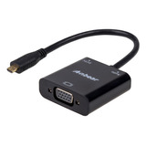 Convertidor De Video Micro Hdmi Vga (macho Hembra) Chap...