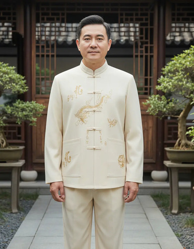Conjunto De Camisa Y Pantalones Tang Hanfu Kung Fu Wing Chun