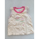 Musculosa Bebe Beba Nena 6 A 9 Meses Algodon Puro