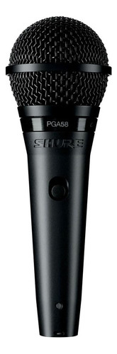 Microfone Shure Pga58 Lc Dinâmico Vocal - Original 