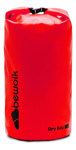 Bolso Estanco Bewolk 35 Litros Dry Bag Impermeable Color Rojo