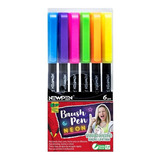 Pincel Brush Pen - Cores Neon Ed. Yasmin Galvão